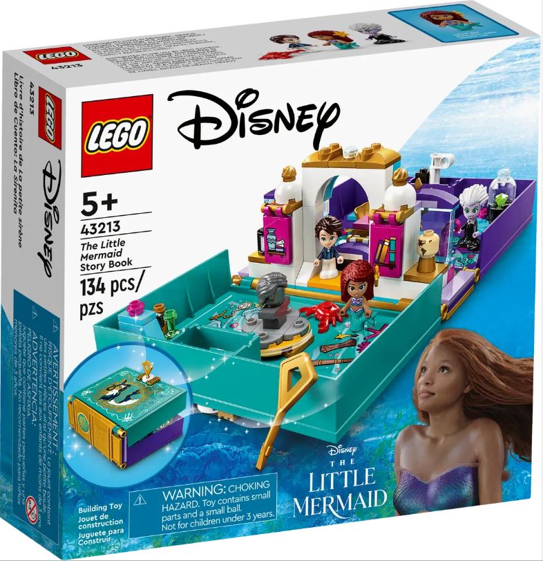 Lego Disney Livre la petite sirène 134 morceaux (5 ans et plus)