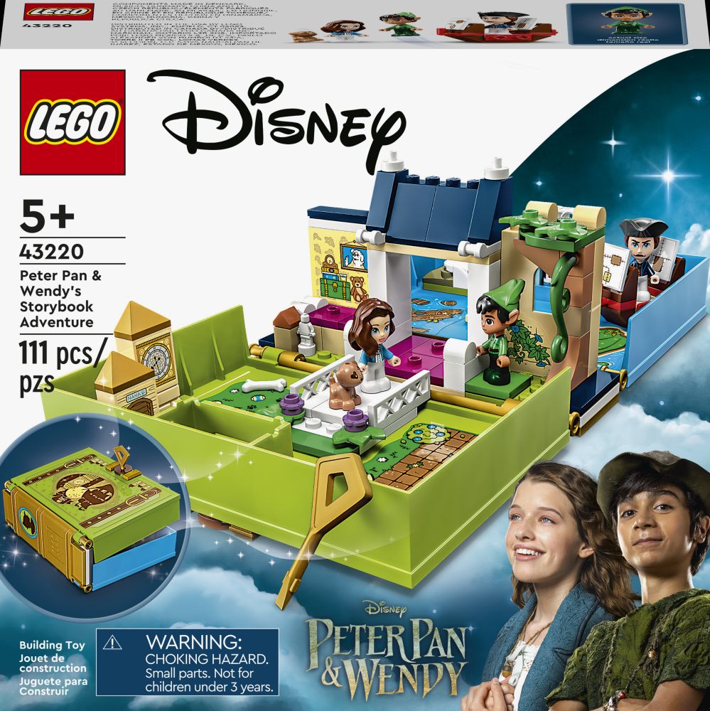 Lego Disney le livre d'aventure de Peter Pan 111 morceaux (5 ans et +)