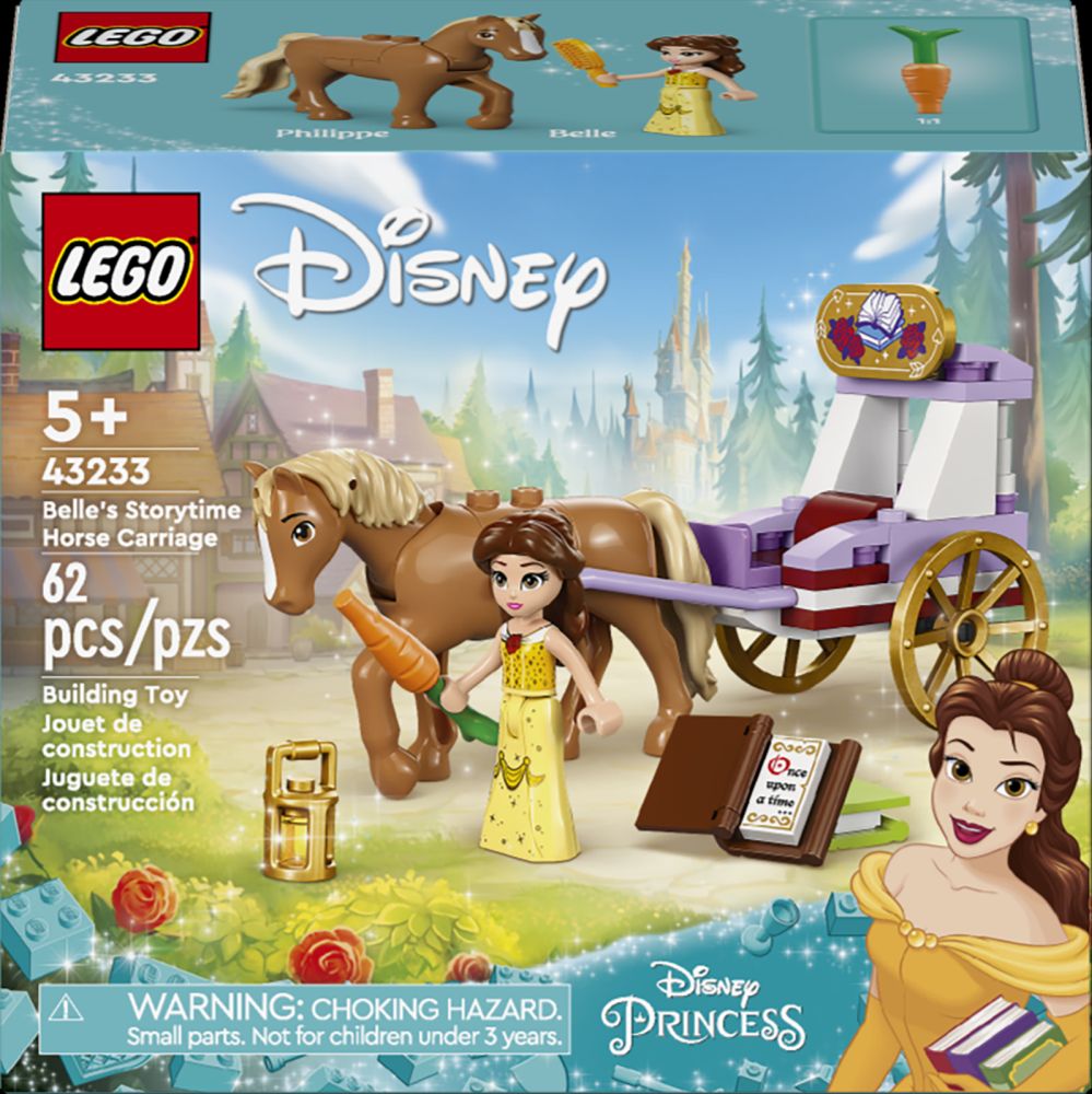 Lego Disney heure du comte Le carrosse de Bella 62 morceaux (5 ans et +)