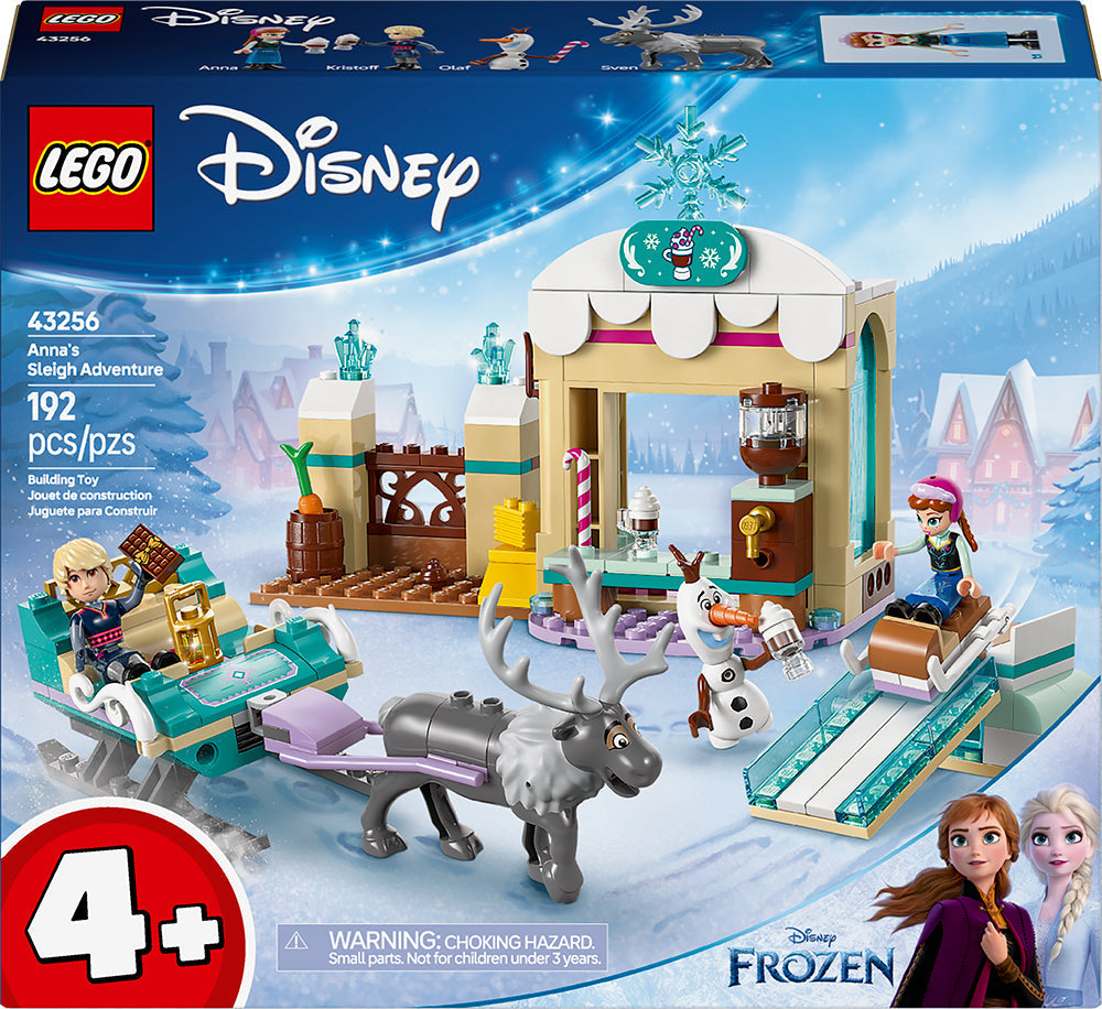 Lego Disney l'aventure en traîneau d'Anna 192 morceaux (4 ans et plus)