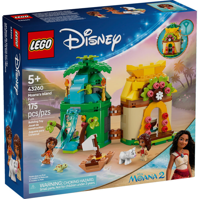 Lego Disney Princesses l'île de Moana 175 morceaux (5 ans et plus)