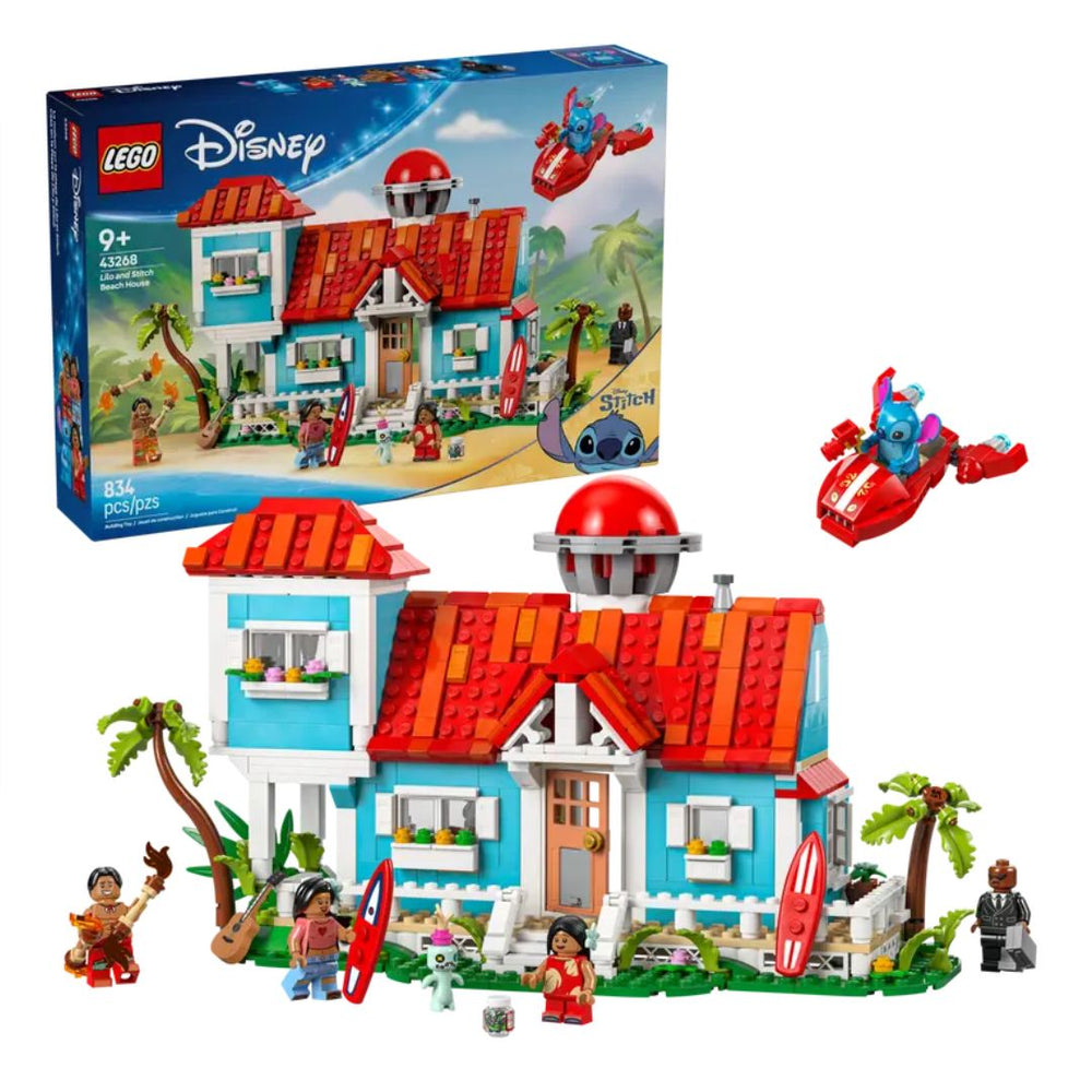 Lego Disney Classique maison de plage de Lilo et Stitch 834 morceaux (9 ans et plus)