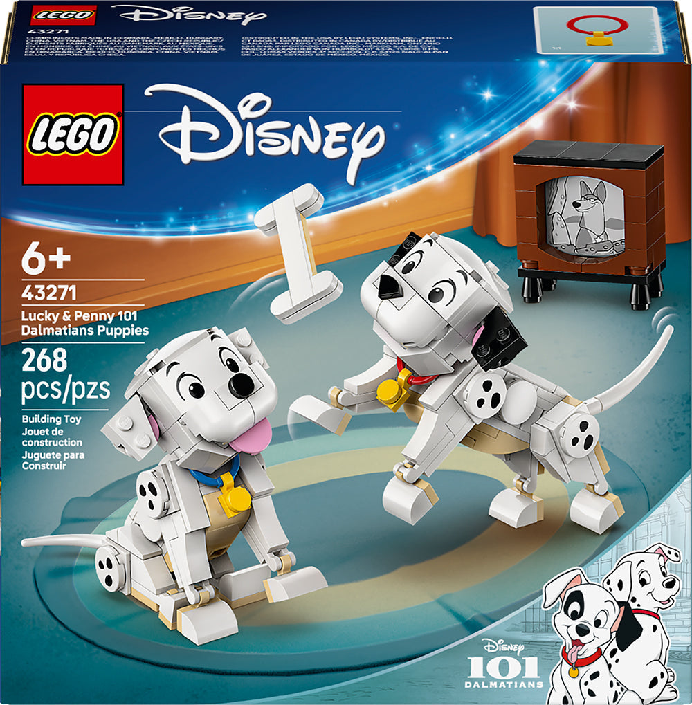 Lego Disney 101 Dalmatiens Lucky et Penny 268 morceaux (6 ans et plus)