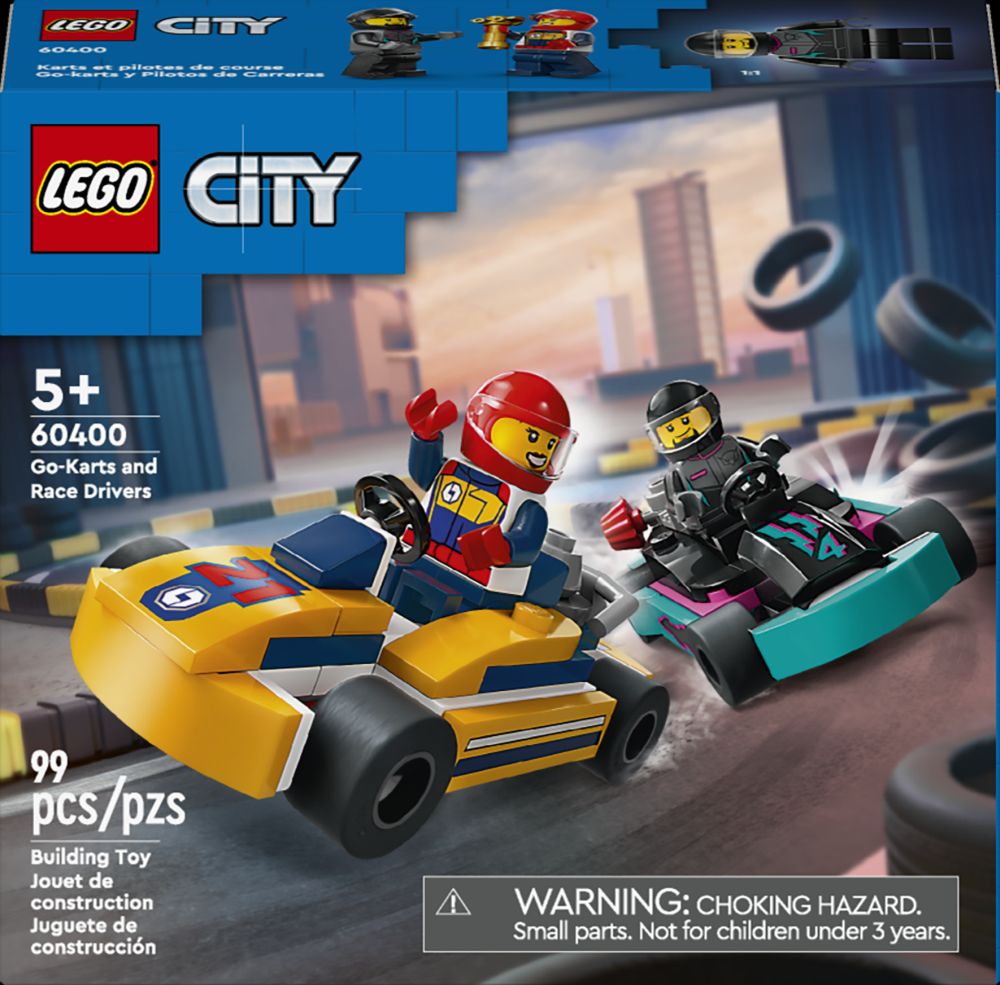 Lego City pilote de karting et de course 99 morceaux (5 ans et +)