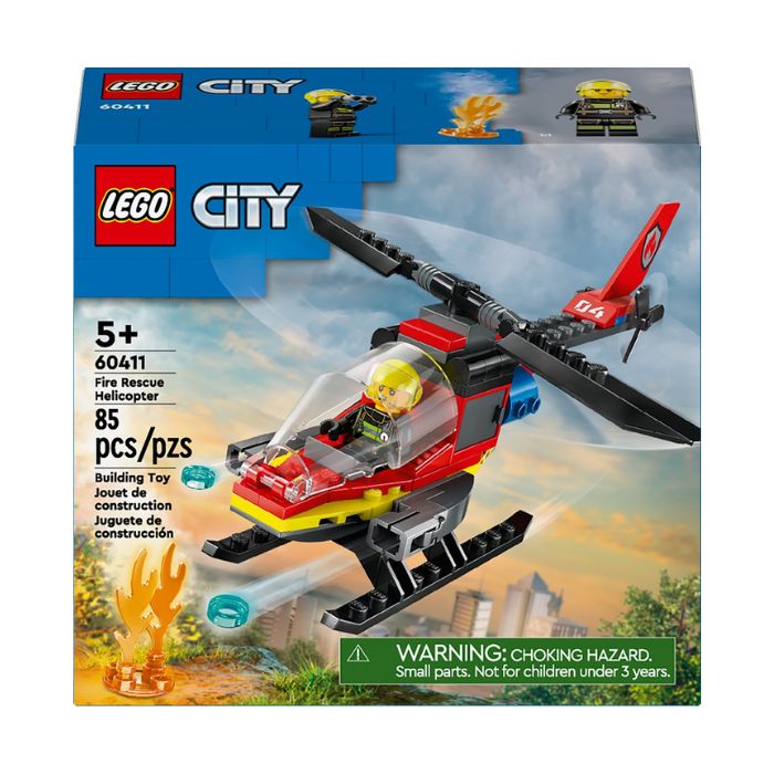 LEGO City hélicoptère de sauvetage des incendies (5 ans et +)