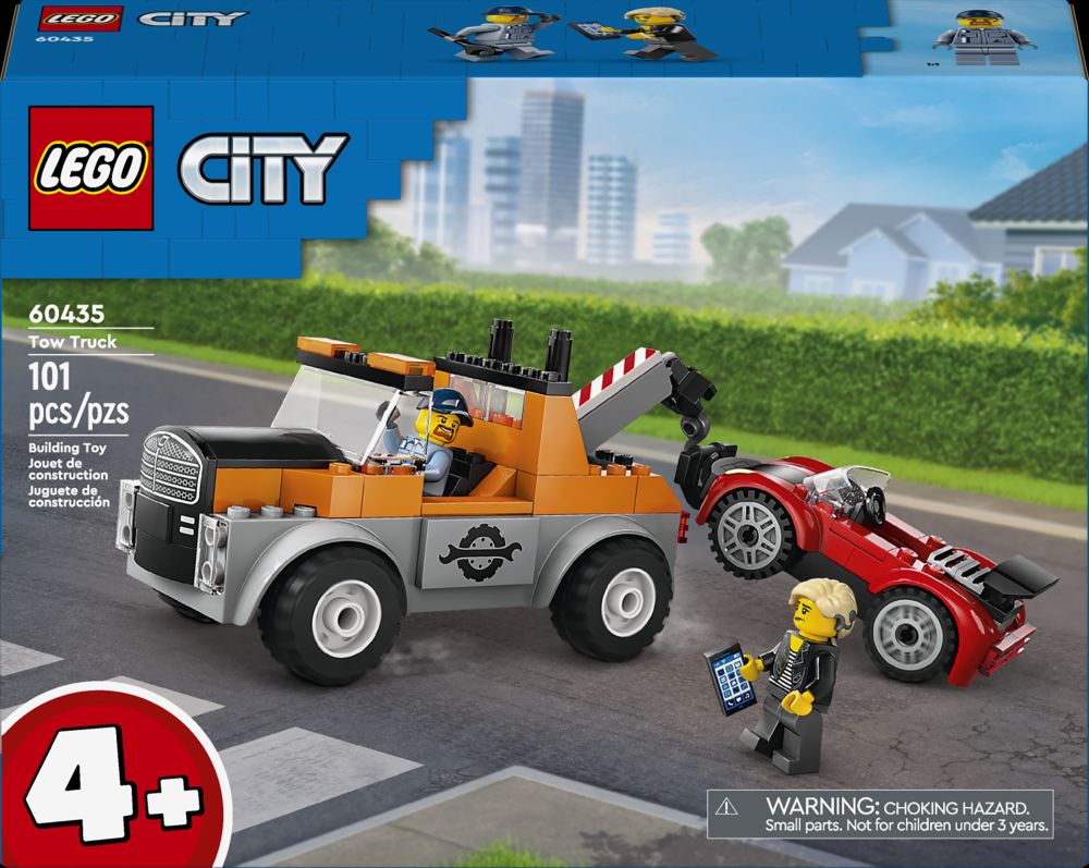 Lego City la dépanneuse et la réparation de voiture 101 morceaux (4 ans et +)