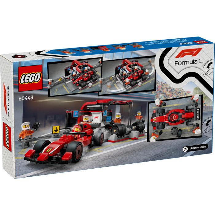 Lego City arrêt au Stand de F1 avec Ferrari 322 morceaux (6 ans et plus)