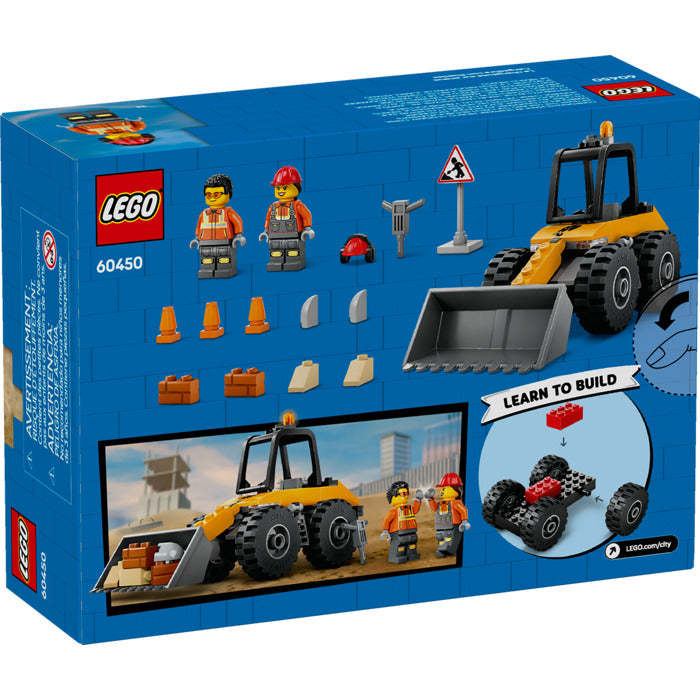 Lego City la chargeuse de chantier jaune 81 morceaux (4 ans et plus)