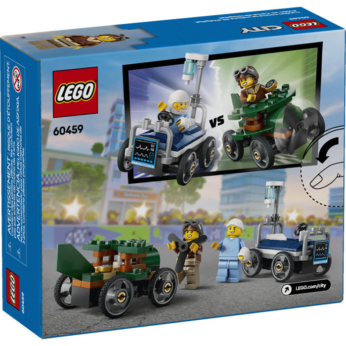 Lego City course de l'avion contre le lit d'hôpital 70 morceaux (5 ans et plus)