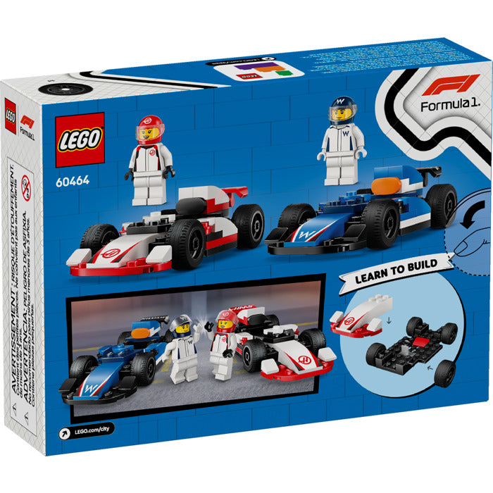 Lego City voiture de course F10 Williams et Haas 92 morceaux (4 ans et plus)