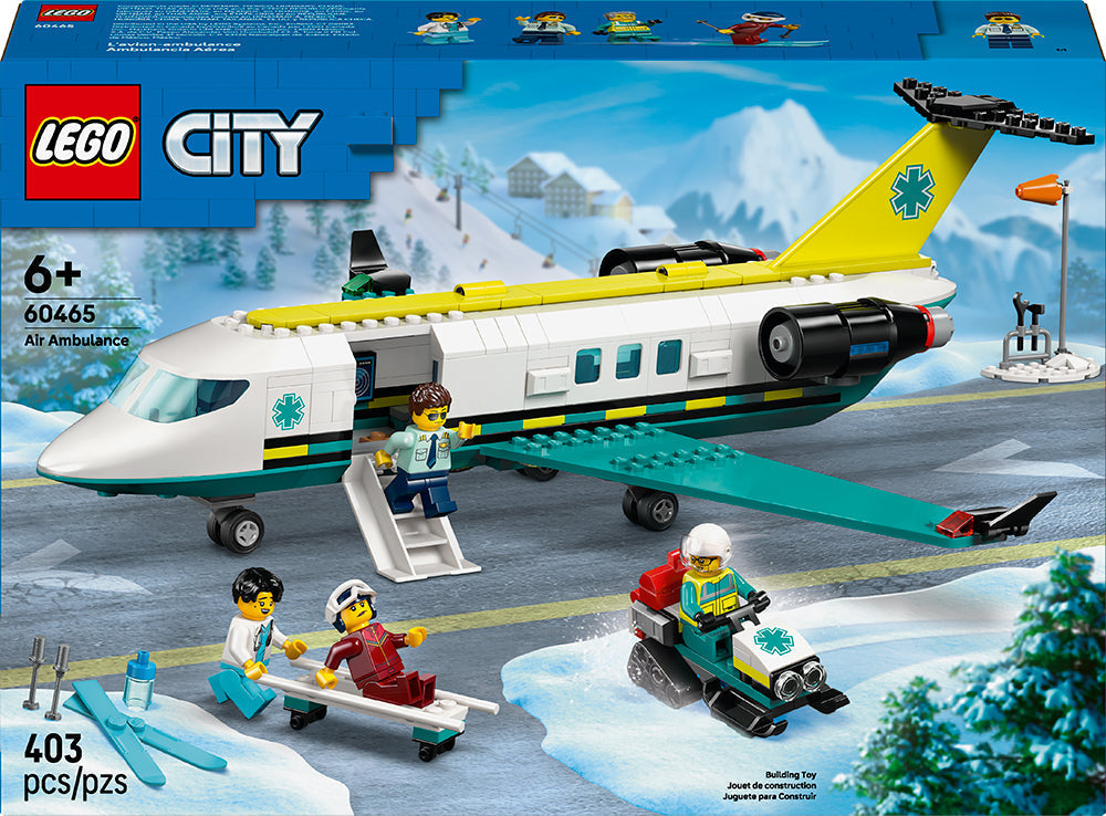 Lego City avion-ambulance d'urgence 403 morceaux (6 ans et plus)