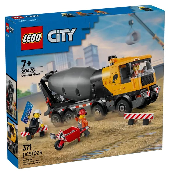 Lego City la bétonnière 371 morceaux (7 ans et plus)
