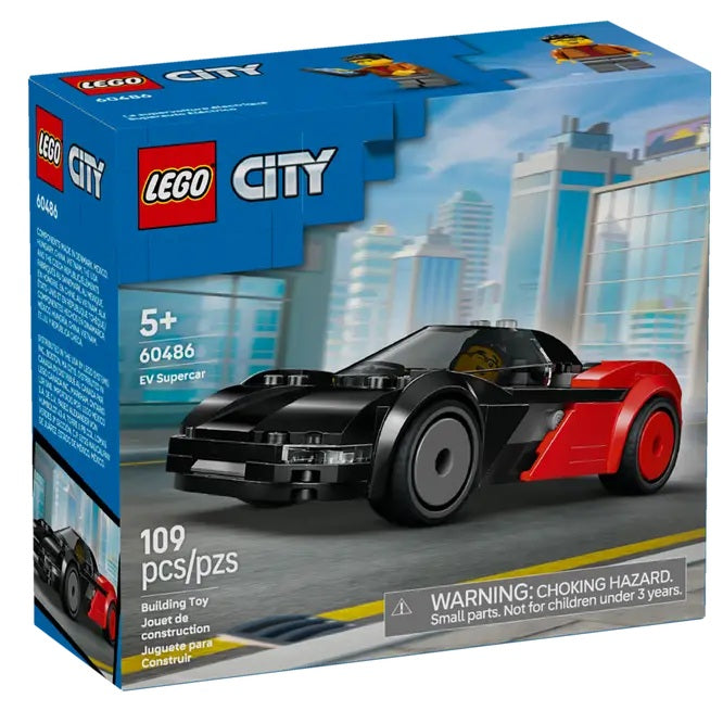 Lego City la supervoiture électrique 109 morceaux (5 ans et plus)