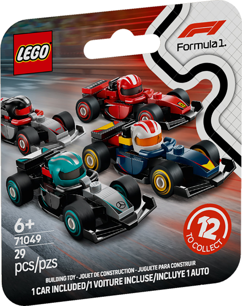 Lego Formule 1 mini figurine à collectionner 29 morceaux (6 ans et plus)