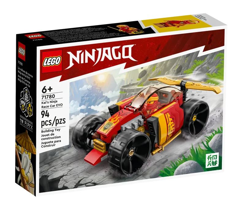 Lego Ninjago voiture de course ninja de Kai EVO 94 morceaux (6 ans et plus)