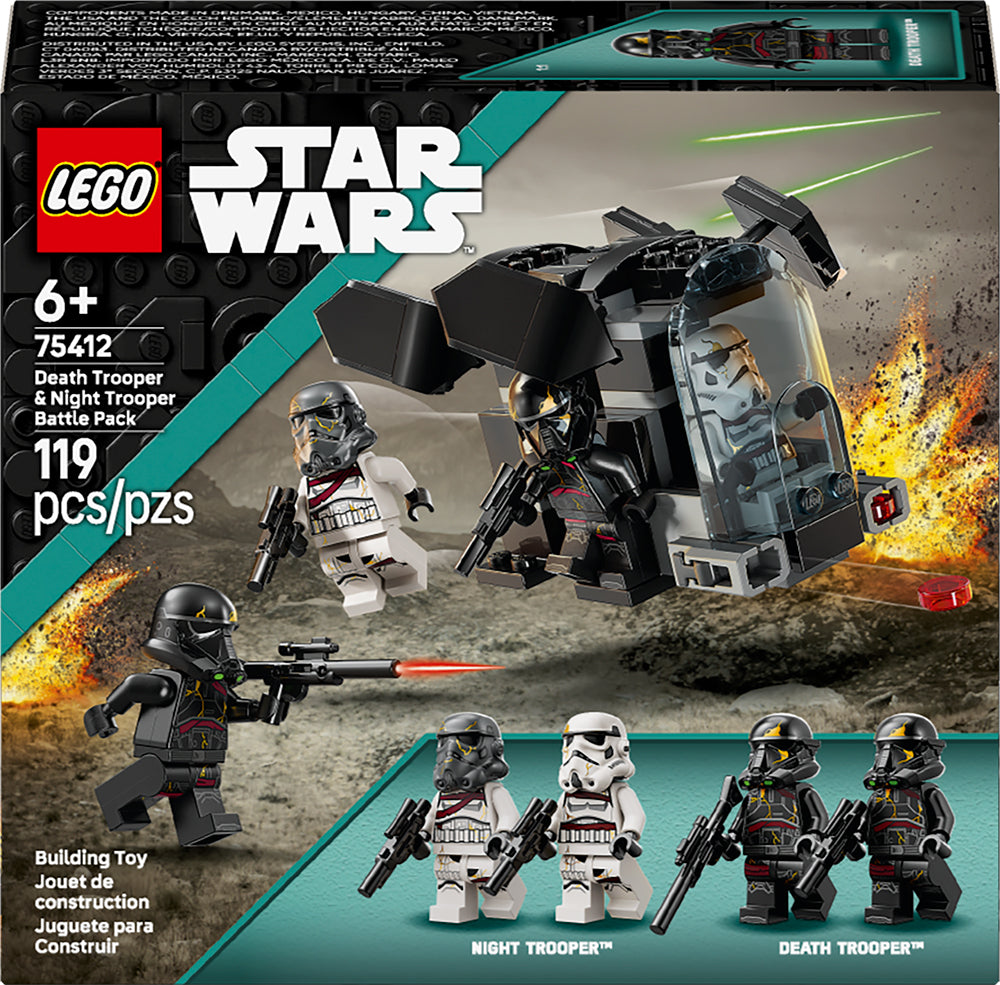 Lego Star Wars ensemble de bataille de Death Trooper contre Night Trooper 119 morceaux (6 ans et plus)