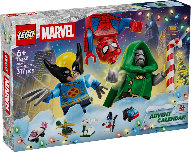 Lego Marvel Calendrier de l'Avent 2026 317 morceaux (6 ans et plus)