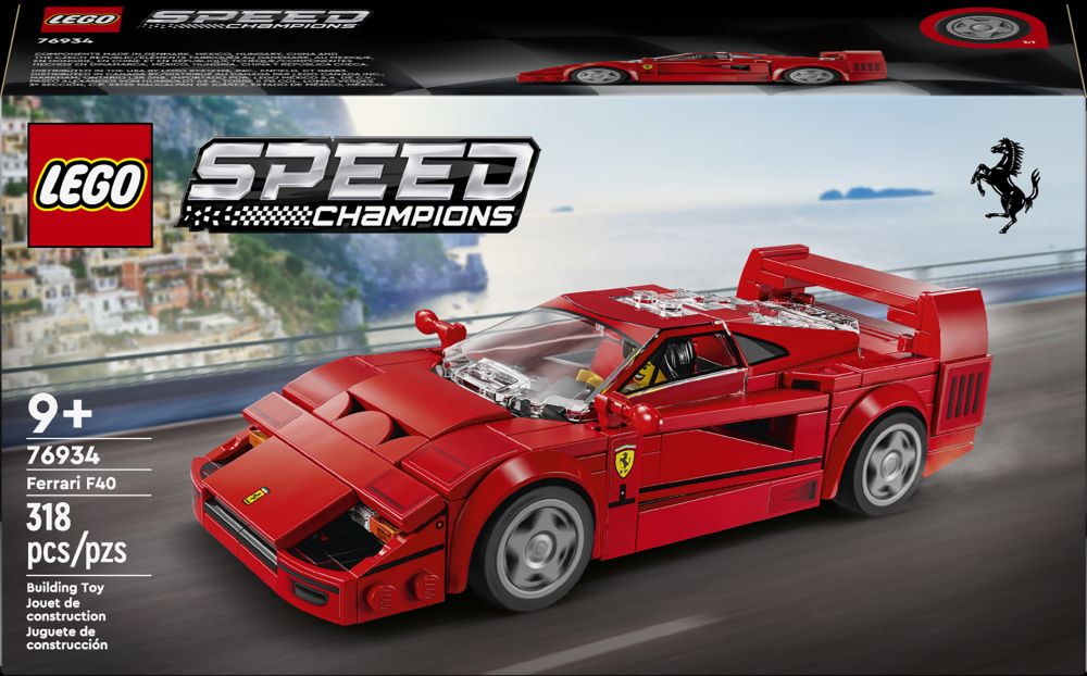 Lego Speed Ferrari F40 supercar 318 morceaux (9 ans et +)
