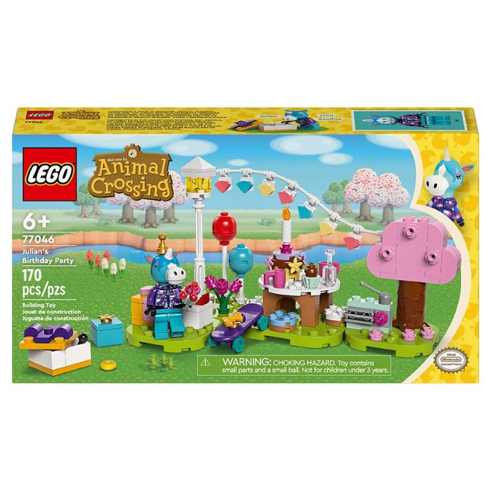 LEGO Animal Crossing la fête d'anniversaire de Julian (6 ans et +)