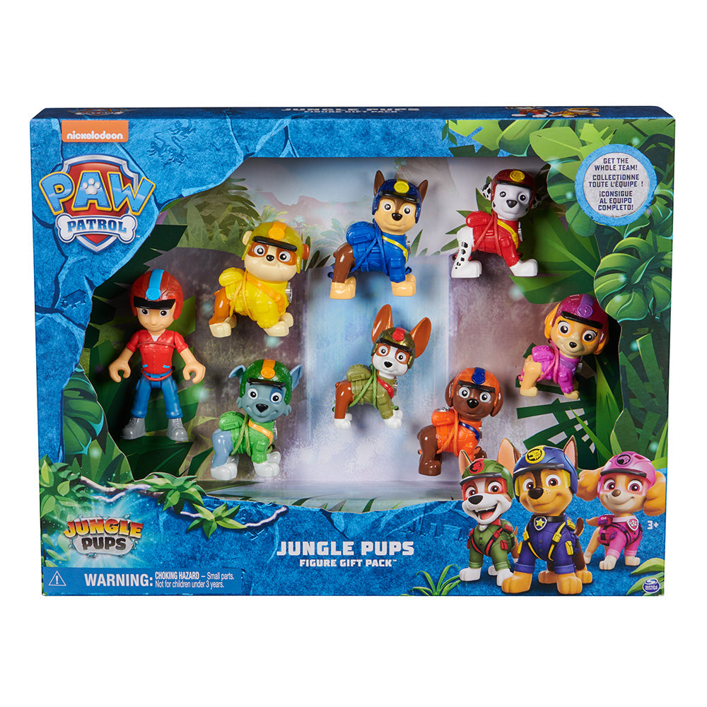Ensemble de 8 figurines Pat Patrouille jungle (3 ans et plus)