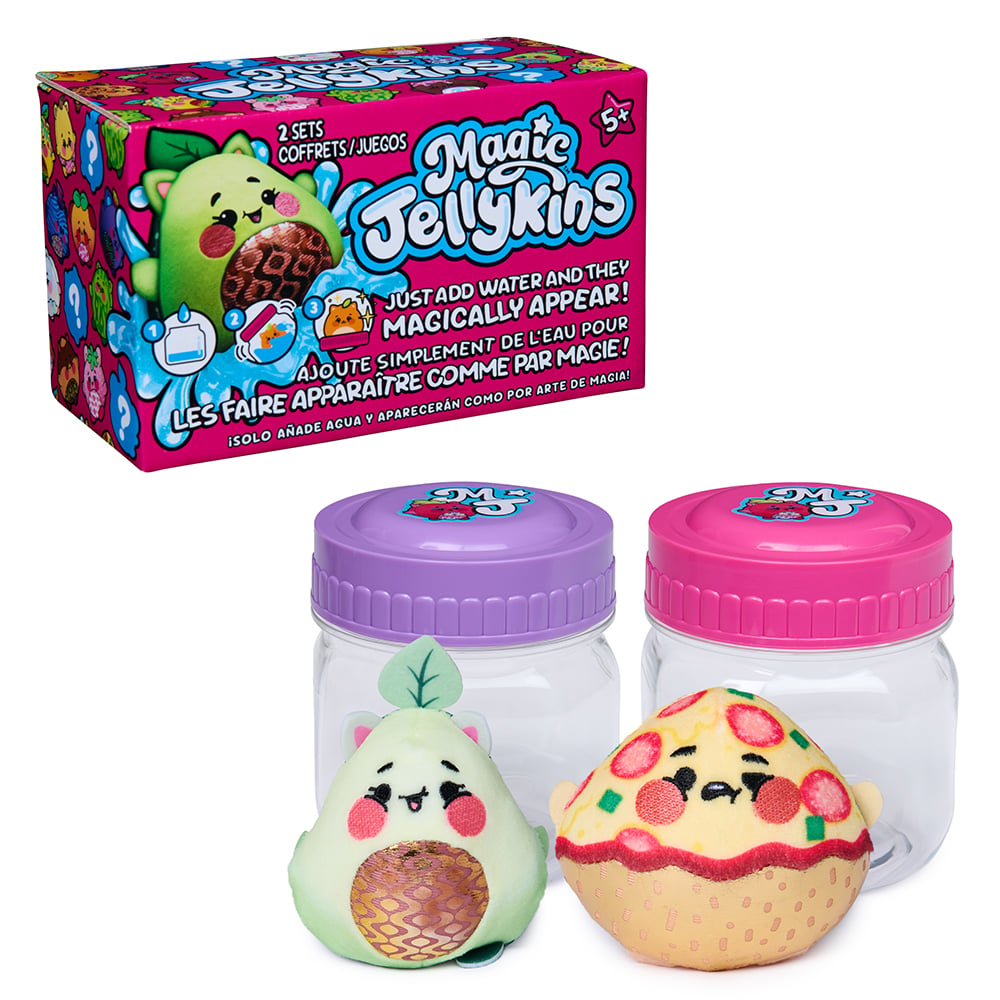 Peluche en pot Magic Jellyskins (Paquet de 2, 5 ans et +)