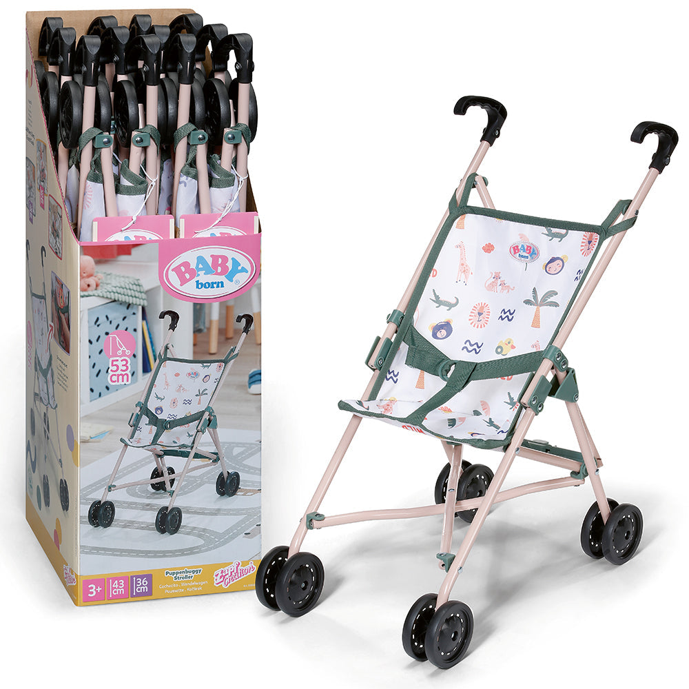 Poussette Baby Born motif jungle (3 ans et plus)