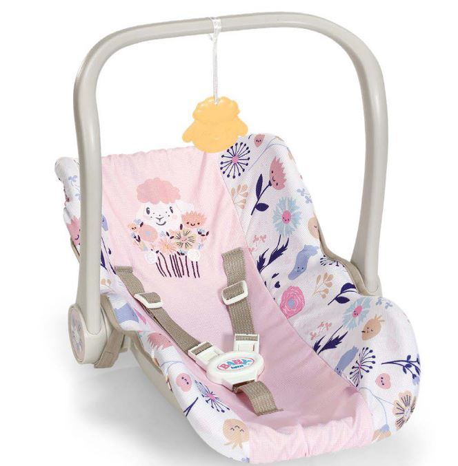 Siège pour poupée Baby Born fleuri (3 ans et plus)