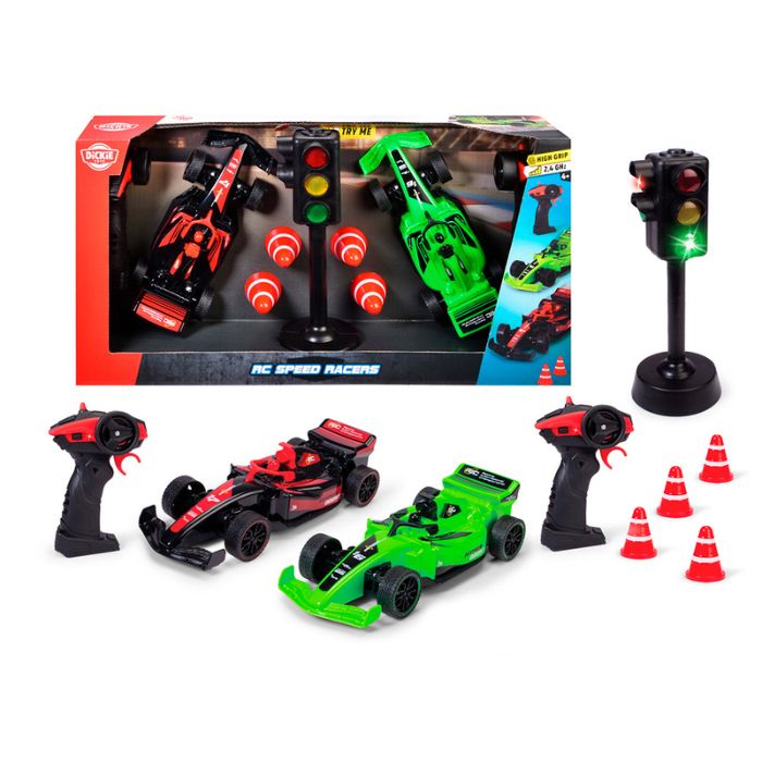 Coffret RC Speed Racers avec 2 voitures télécommandées (6 ans et plus)