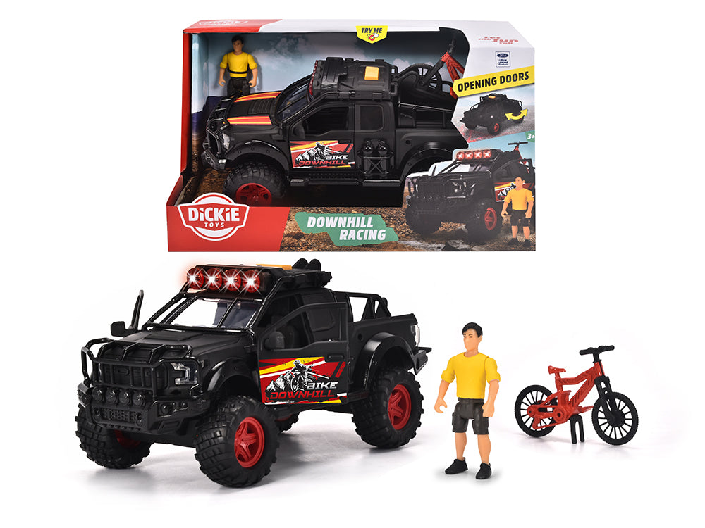 Ensemble de camion Jeep et vélo pour les 3 ans et plus Dickie
