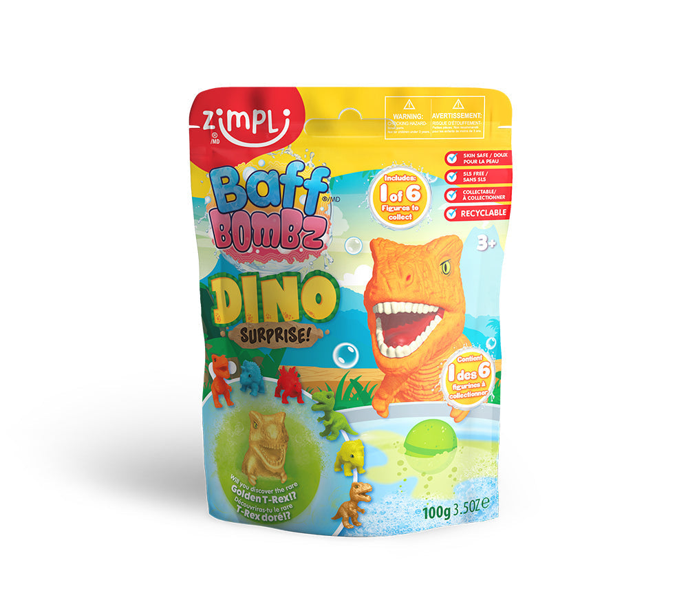 Bombe de bain Baff Bombz Dino surprise 100 g (3 ans et plus)