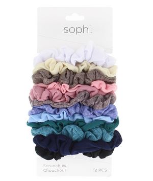 Élastique à cheveux Sophi chouchou (paquet de 12)