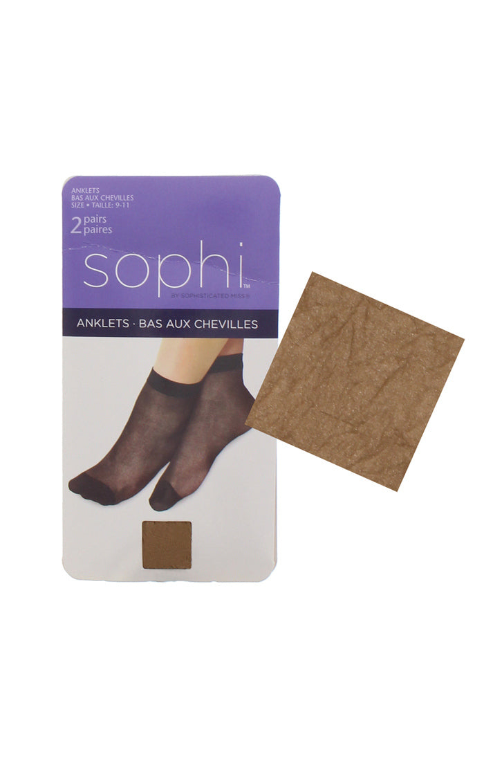 Bas aux chevilles en nylon Sophi