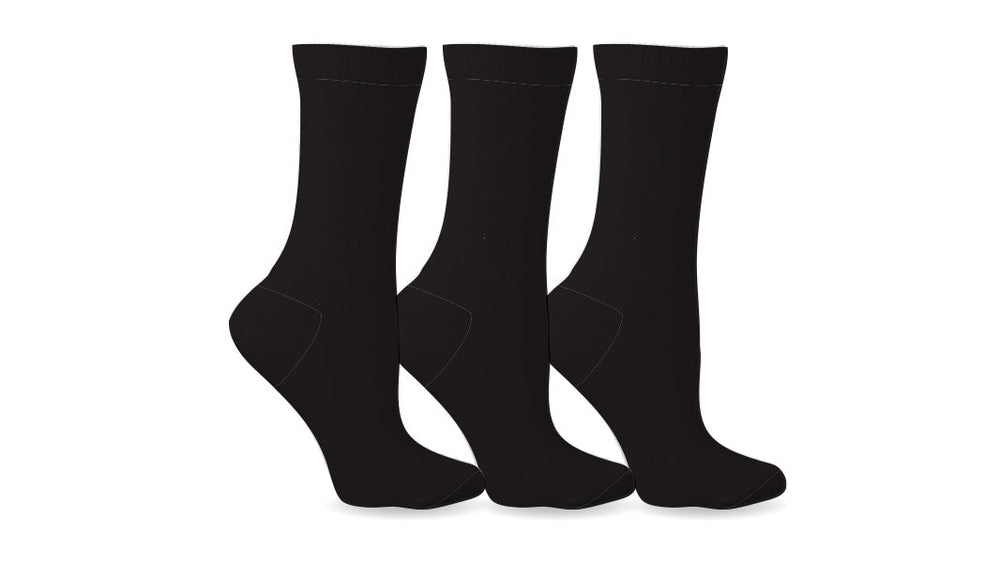 Bas aux mollets pour femme (paquet de 3)