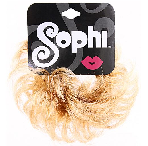 Élastique avec faux cheveux blond