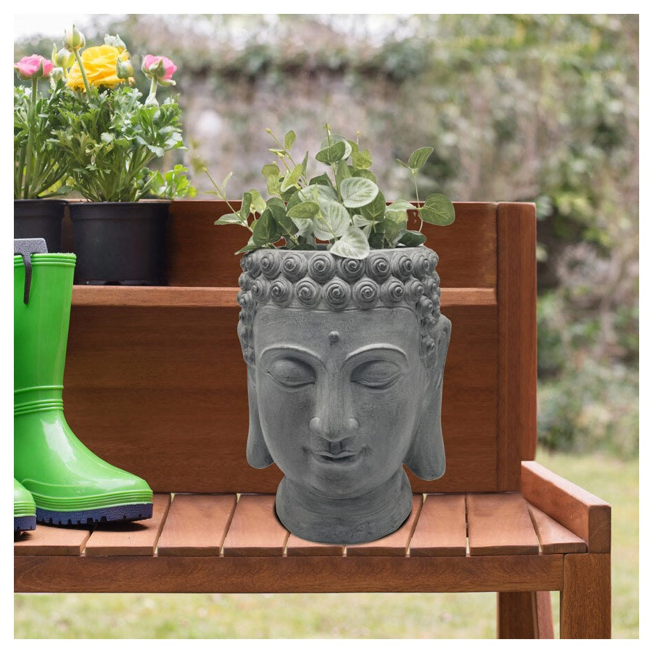 Pot Bouddha gris