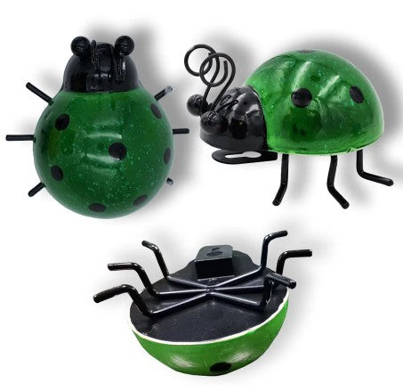 Coccinnelle décorative 3,5 po x 3 po x 2 po
