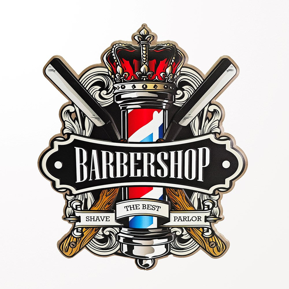 Plaque murale "Barbershop"