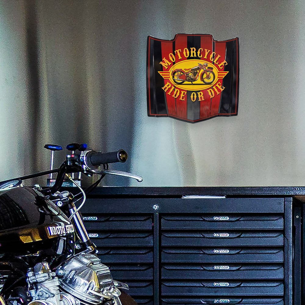 Affiche 17 po x 16,5 po Motorcycle ride or die