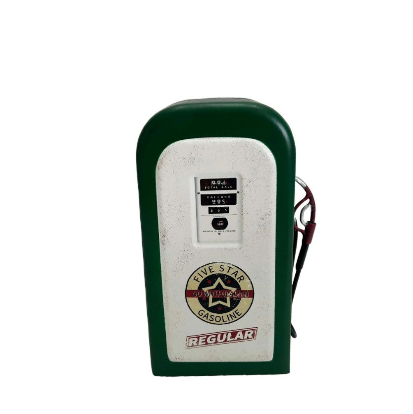 Tirelire pompe à essence verte Five Star Gasoline 5 po x 3,25 po x 10,25 po