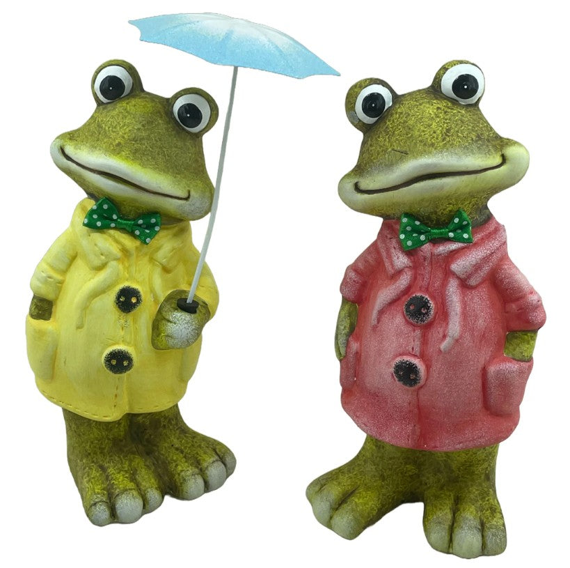 Grenouille debout avec noeud papillon 3,5 po x 3 po x 8 po
