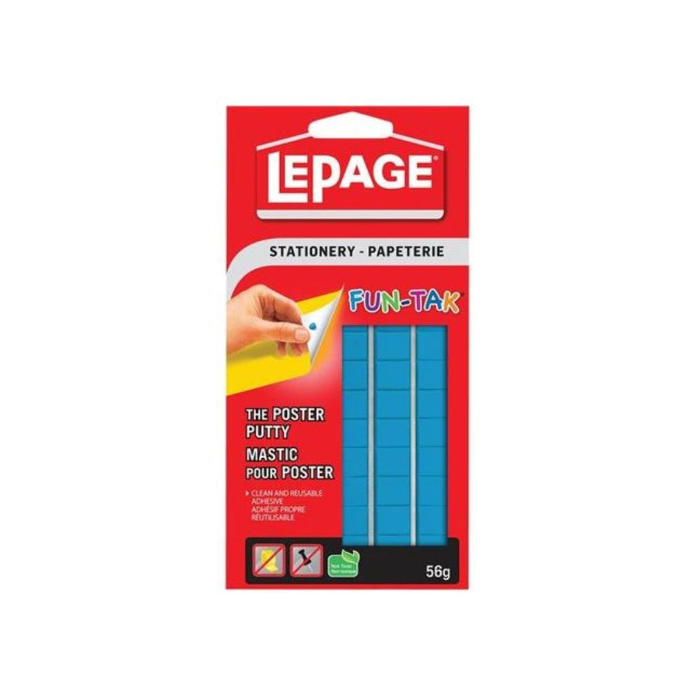 Mastic de fixation LePage Fun-Tak bleu
