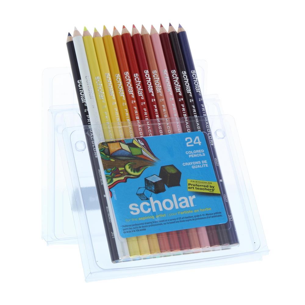 Crayon de couleur en bois Prismacolor Scholar (boîte de 24)