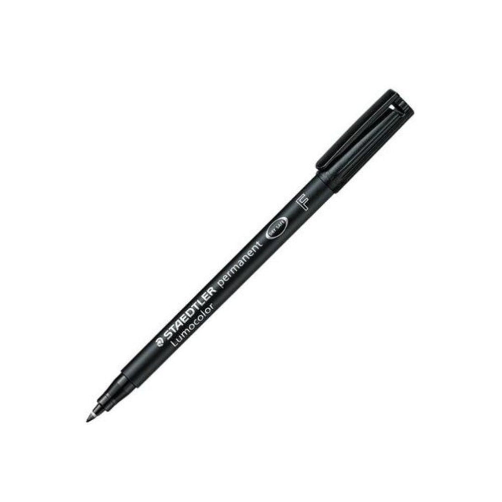 Crayon permanent pointe fine Staedtler Lumocolor noir