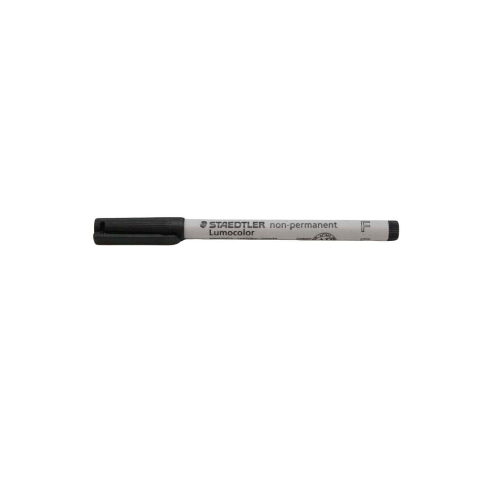Crayon non permanent pointe fine Staedtler Lumocolor noir