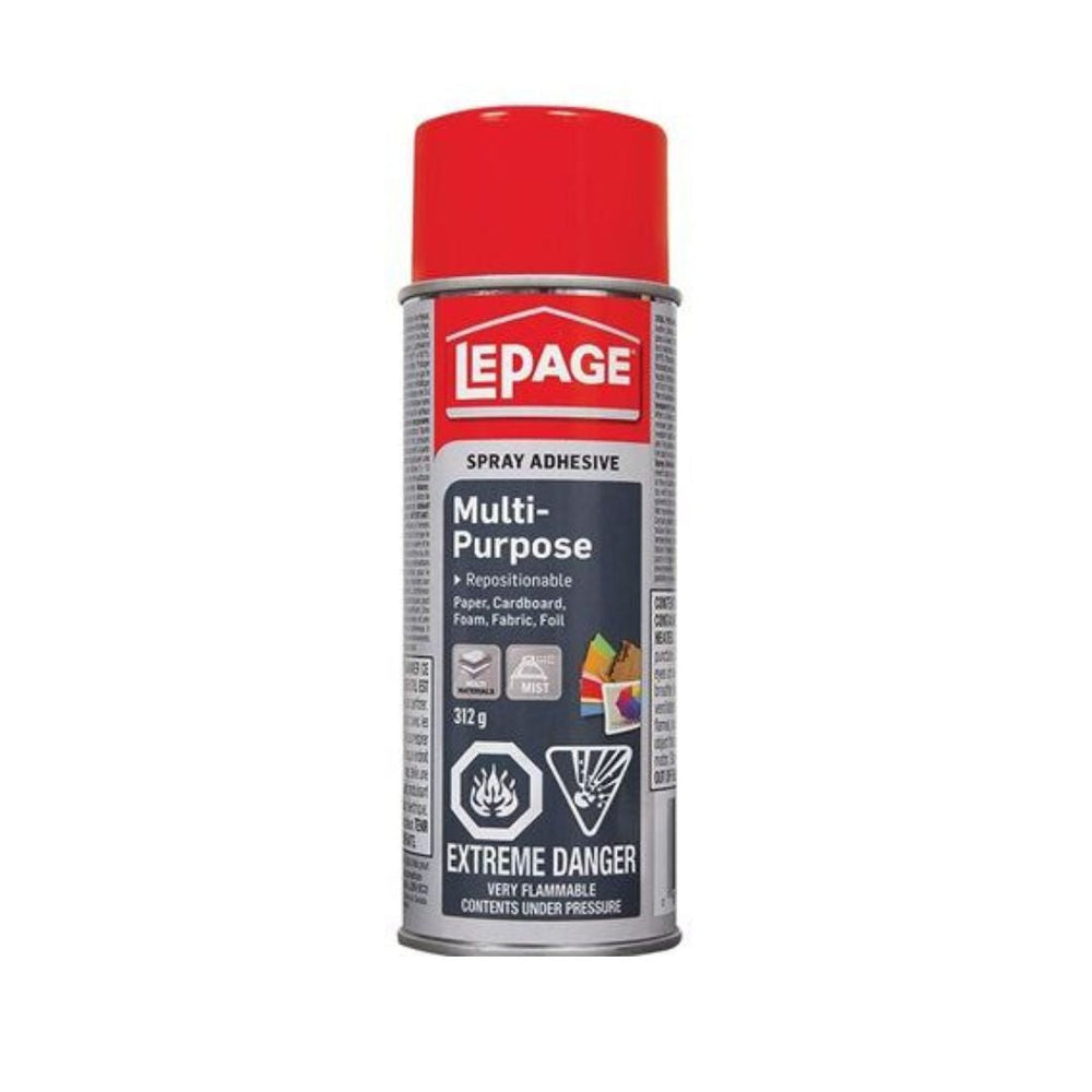 Colle aérosol repositionnable 312 g Lepage