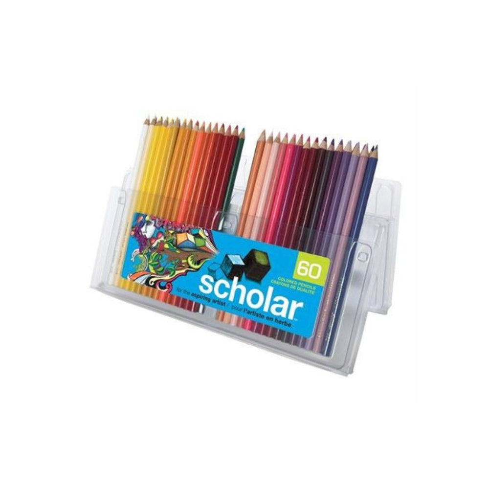 Crayon de couleur en bois Prismacolor Scholar (boîte de 60)