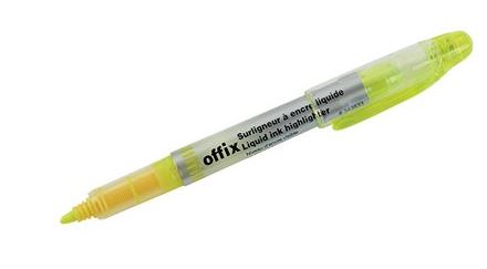 Surligneur Offix jaune