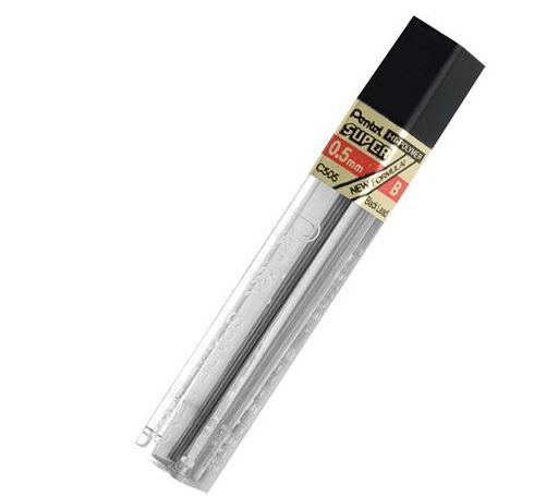 Mine 0,5 mm B Pentel (boîtes de 12)