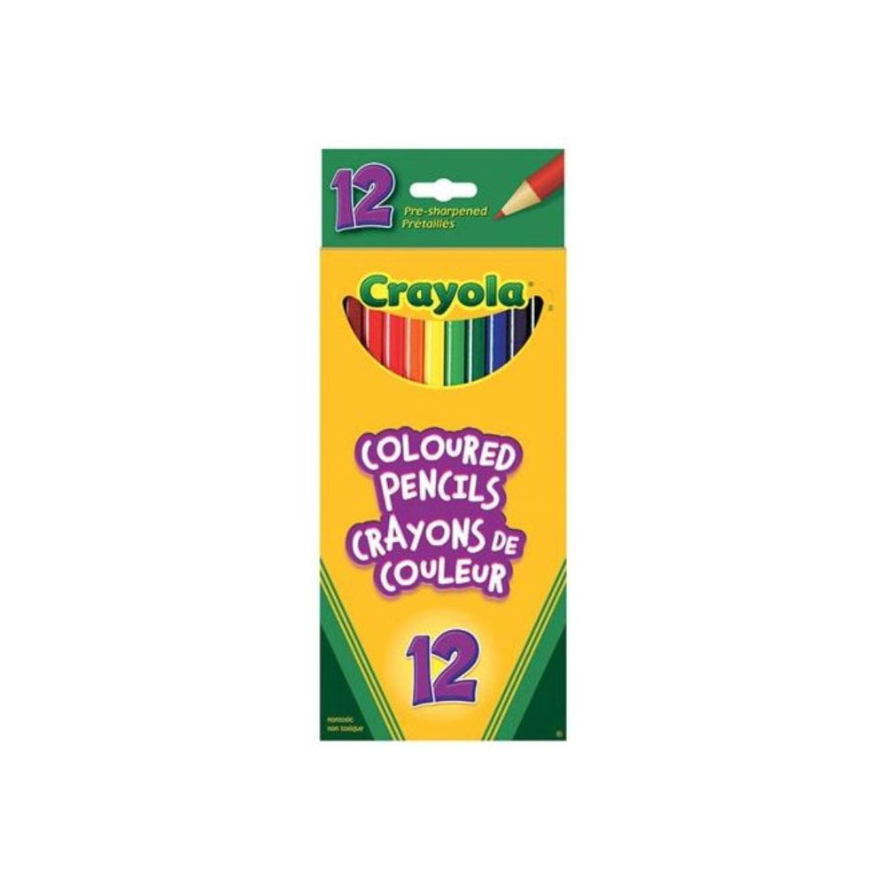 Crayon de couleur en bois Crayola (boîte de 12)
