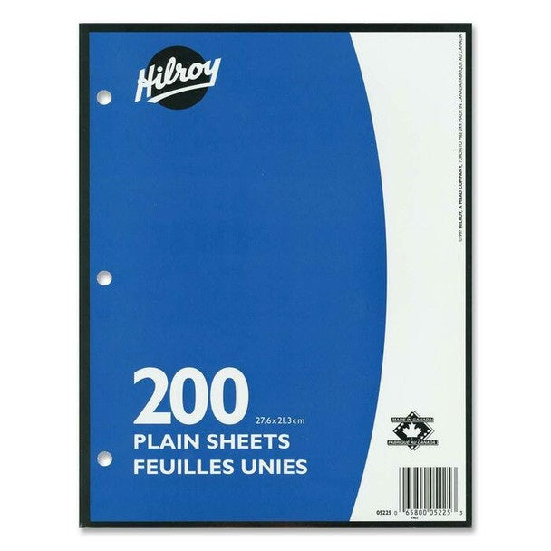 Feuilles mobiles unies Hilroy (paquet de 200)